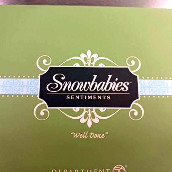 Department 56 Snowbabies Well Done Figurine New - From 2006 - Picture 3 of 11